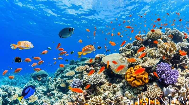 Underwater Coral Reef Photography: A Spectacular World of Color and Life AI Image
