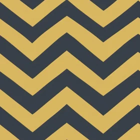 Dark Blue and Yellow Chevron Vector Pattern
