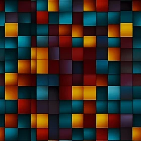 Dark Mosaic Seamless Pattern - Structured Design for Backgrounds