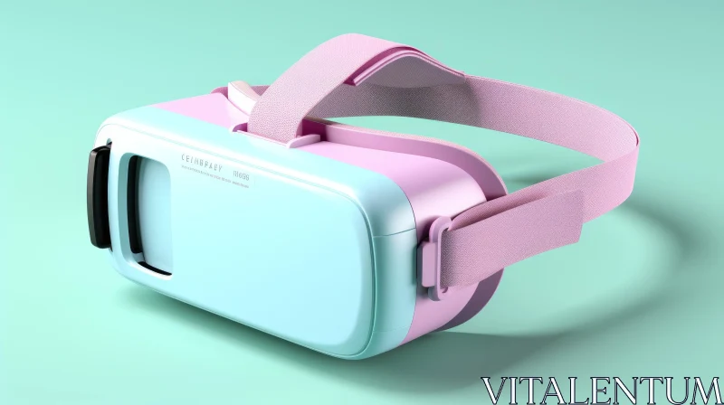 Virtual Reality Headset 3D Illustration AI Image