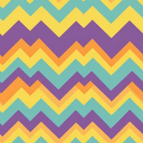 Colorful Chevron Vector Pattern Design