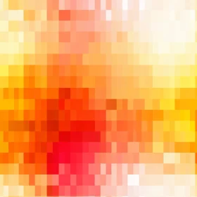 Pixel Mosaic Background in Warm Colors