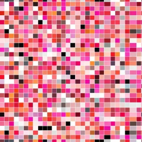 Colorful Pixel Mosaic Artwork