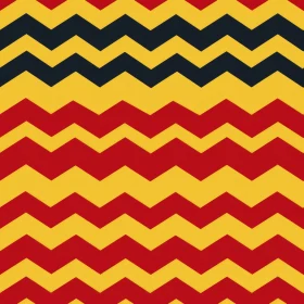 Zigzag Pattern in Red, Yellow, and Blue