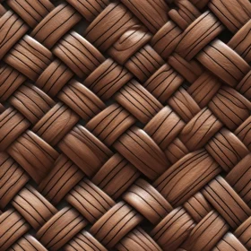 Brown Wicker Basket Texture for 3D Modeling and Graphic Design