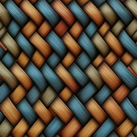 Woven Basket Texture - Rustic Design Background
