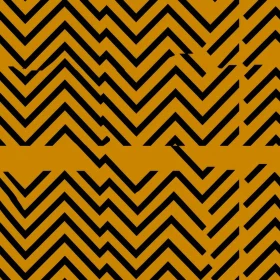 Black and Yellow Chevron Pattern - Geometric Design