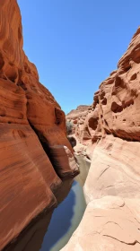Captivating River in Desert Canyon | Nature Wonders