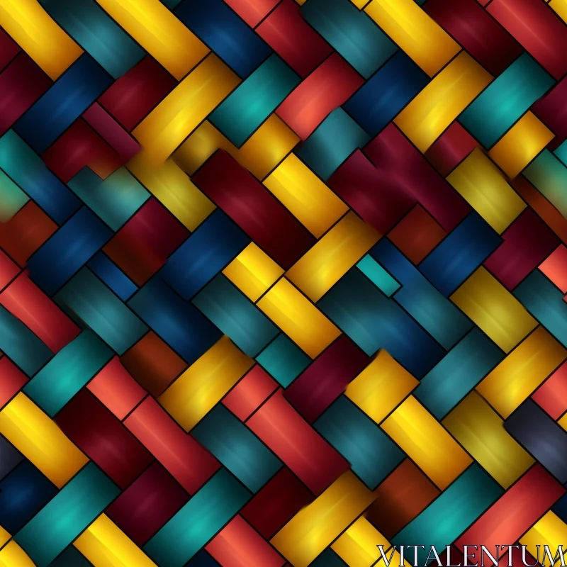 Colorful Diagonal Stripes Pattern for Backgrounds AI Image