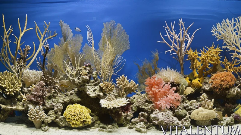 Exploring the Enchanting Coral Reef: A Dazzling Underwater Ecosystem AI Image