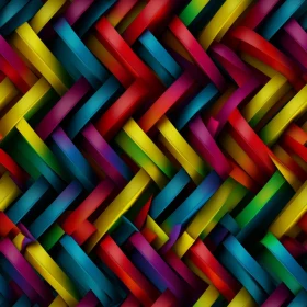 Energetic Multicolored Diagonal Stripes Pattern