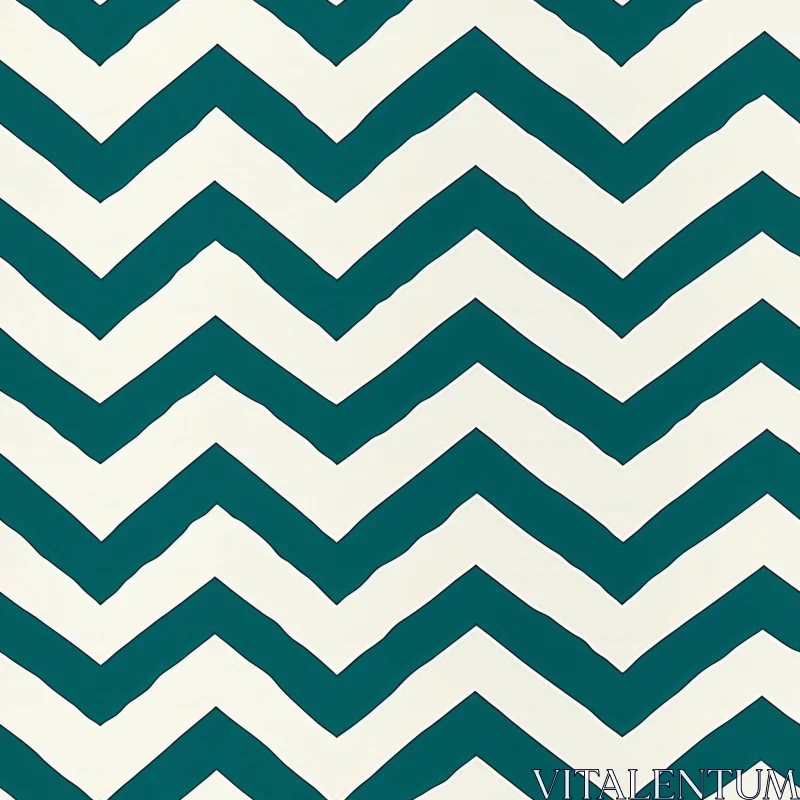 Hand-Drawn Dark Blue Chevron Pattern AI Image