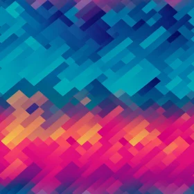 Colorful Abstract Gradient Squares Pattern