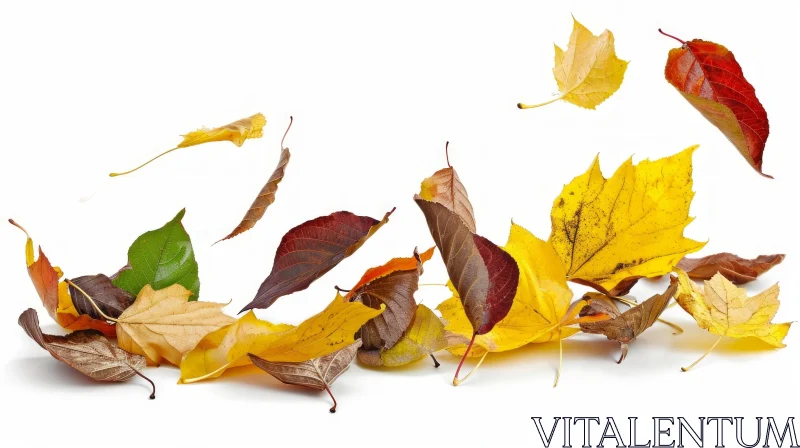Enchanting Autumn Leaves: A Captivating Visual Journey AI Image