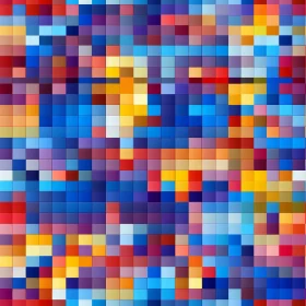 Pixelated Colorful Mosaic Texture