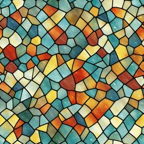 Stained Glass Mosaic Seamless Texture
