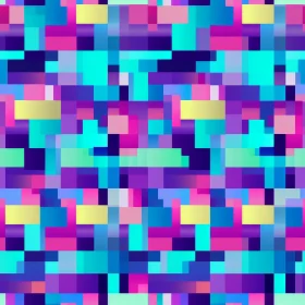 Pixel Glitch Pattern - Vibrant Seamless Design