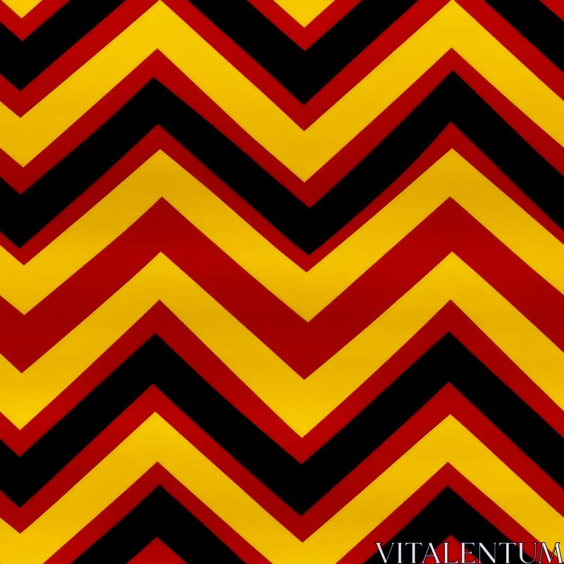 Bold Geometric Stripes Chevron Pattern on White Background AI Image