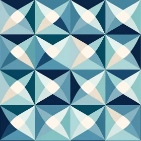 Blue Geometric Seamless Pattern