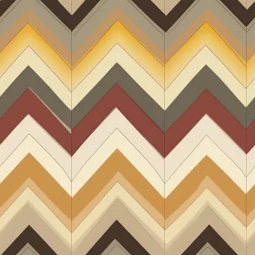 Chevron Vector Pattern in Brown, Yellow, and Gray