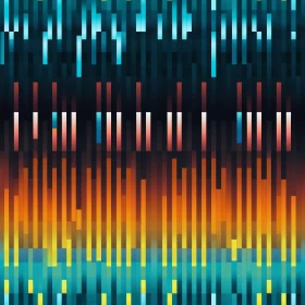 Colorful Gradient Vertical Bars Pattern