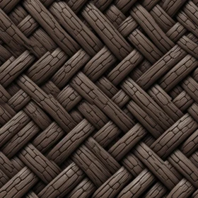 Brown Wicker Basket Texture - Seamless and Glossy