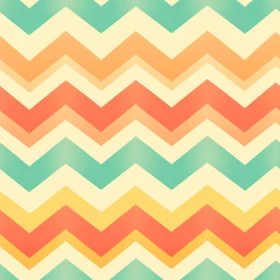 Retro 70s Chevron Pattern - Gradient Effect