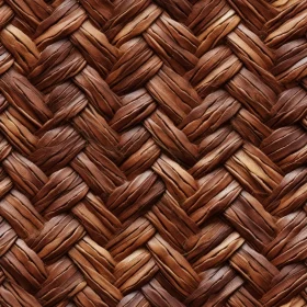 Brown Wicker Herringbone Texture for 3D Modeling