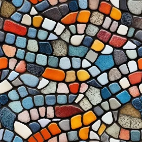 Colorful Mosaic Wall Texture