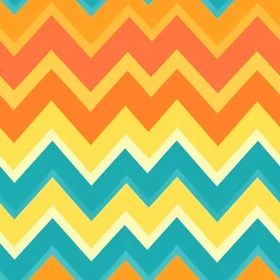 Retro 70s Chevrons Seamless Vector Pattern