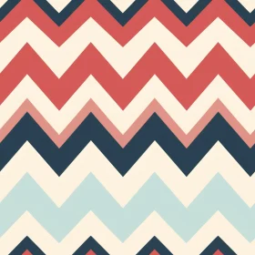 Retro Geometric Chevrons Pattern