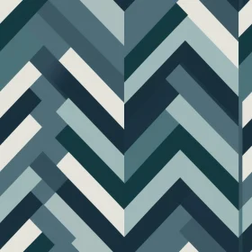 Blue Herringbone Geometric Pattern for Wallpaper and Decor