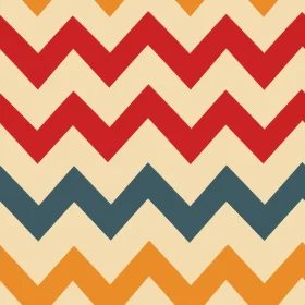 Chevron Pattern on Beige Background