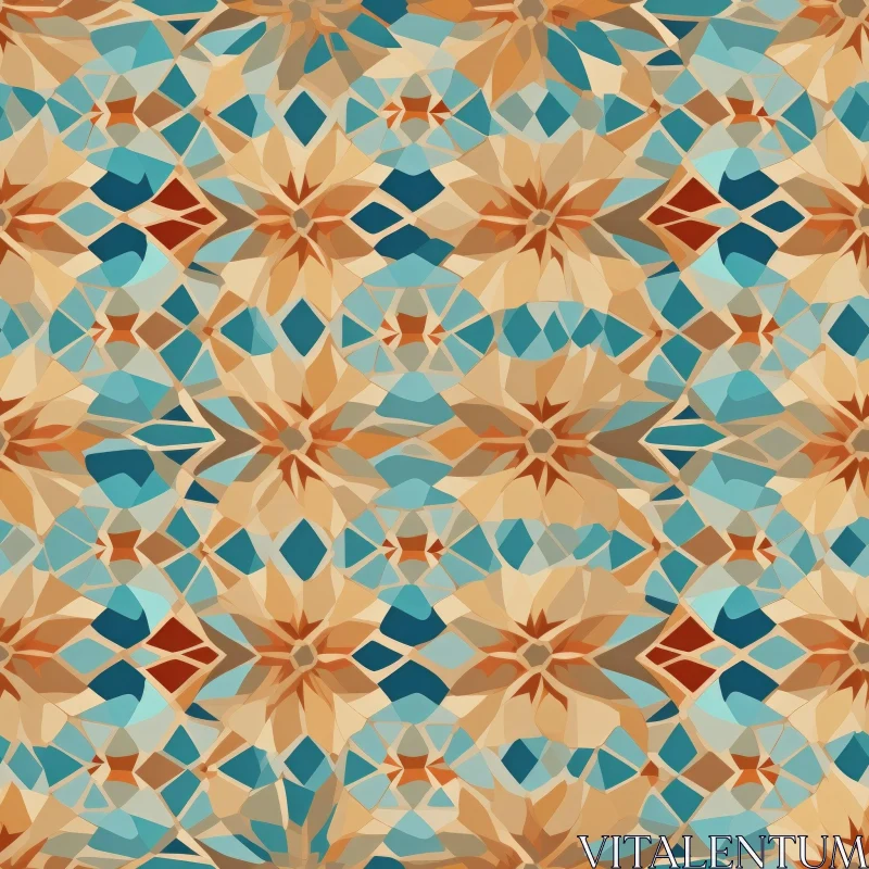 AI ART Moroccan Tiles Pattern - Geometric Design Inspiration