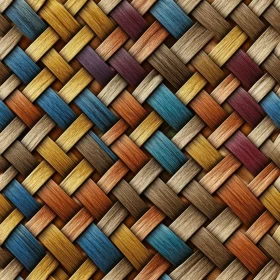 Warm Wicker Basket Texture for Design Projects