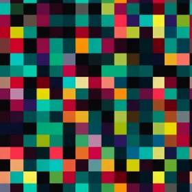 Stylish Pixel Pattern - Dark Background