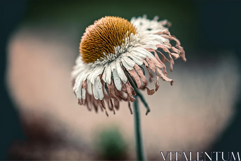 Captivating Image of a Dying Flower | Muted Hues | Whimsical Scapes AI Image