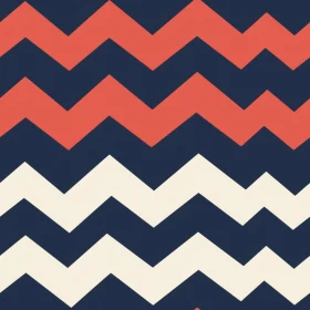 Retro Geometric Chevron Vector Pattern
