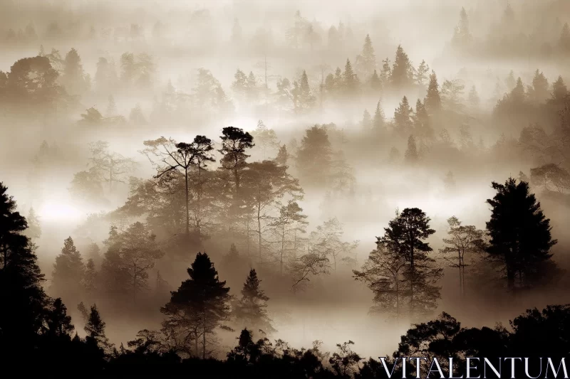 AI ART Misty Forest Photography | Scottish Landscapes | National Geographic Style