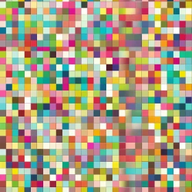 Cheerful Seamless Mosaic Pattern for Design Projects