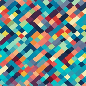 Colorful Abstract Geometric Pattern