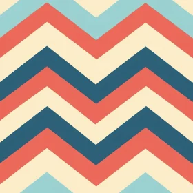 Retro 70s Chevrons Pattern