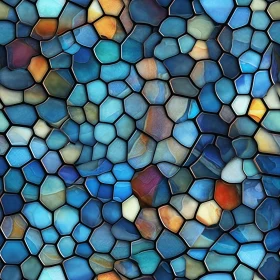 Stained Glass Mosaic Texture - Colorful Pattern for Design Projects