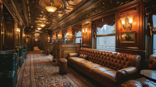 Vintage Train Car Interior: A Nostalgic Journey into Time