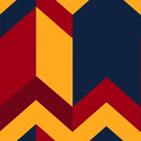 Modern Geometric Pattern in Red, Yellow, and Blue