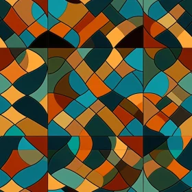 Colorful Geometric Pattern for Websites and Prints