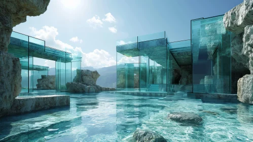 Captivating Glass House with Pool | Breathtaking Mountain View