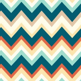 Retro 70s Chevrons Pattern for Web and Print Projects