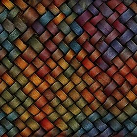 Basket Weave Wood Texture - Seamless Pattern for Design