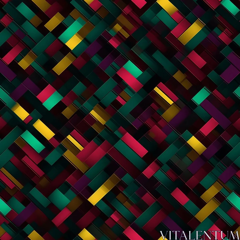 Stylish Geometric Pattern Design AI Image